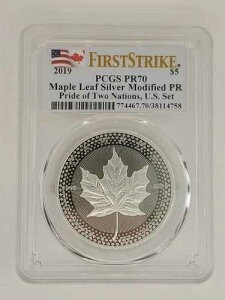 2019 PCGS PR70 Mod. Pr. Maple Leaf - PRIDE OF 2 NATIONS US SET - ��������