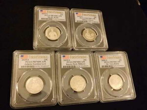 2025-S 25 C 5������N�H�[�^�[�R�C���Z�b�g �t�@�[�X�g�X�g���C�N PCGS PR 70