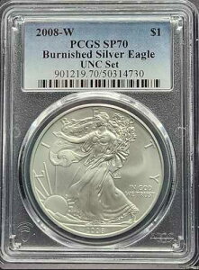 2008�N-W �V���o�[�h�� PCGS SP70 �o�[�j�b�V�� UNC �Z�b�g - �V�i #216
