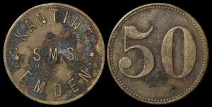 �I�[�X�g�����A 1914 SMS �G���f�� 50 �t�F�j�q �J���e�B�[�� �g�[�N�� �^�C�v I�B