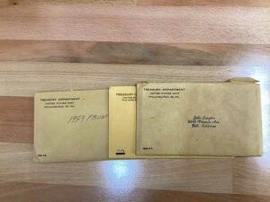 1959�N �č��� �V���o�[�v���[�t�Z�b�g ��΃Z�b�g3�Z�b�g�i�����t���j E1743