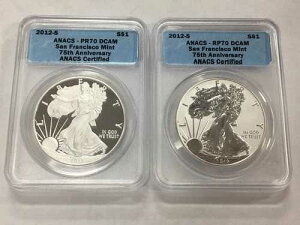 2012-S �A�����J���C�[�O���Z�b�g �O���[�f�B���O�ς� ANACS RP70 / PR70 DCAM ���o�[�X�v���[�t 75���N�L�O