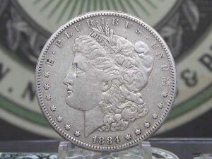 1884 �N S ���[�K�� �V���o�[ �h�� $1 #EC3 East Coast Coin & Collectables, Inc.