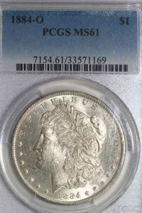 1884-O �����K����� �^�u�g�[�� ���� PCGS �O���[�h MS61 (33571169)