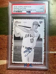 ��J�ĕ� 2018 Topps Heritage High Number 1969 Deckle Edge RC #1 �G���W�F���X PSA9