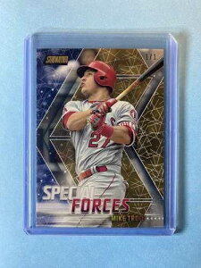 2018 Topps �X�^�W�A���N���u �}�C�N�E�g���E�g #SF-MT �X�y�V�����t�H�[�X �S�[���h ���C���{�[ - 1/1