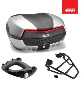 GIVI �Z�b�g �o�E���b�g �u���b�N V58N + �v���[�g �z���_ X-Adv 750 2017 2018-