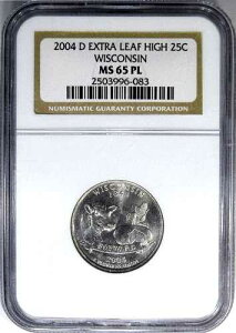 2004-D WI 25C NGC MS65PL�u�G�N�X�g�����[�t�n�C�v?�N�[���ȃo���G�e�B�Ɗ󏭂ȃv���[�t�I