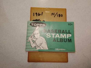 1961�N Topps �؎�A���o�� ���R�[�h�u�b�N �싅 �j�A�R���v���[�g�Z�b�g 171/180-