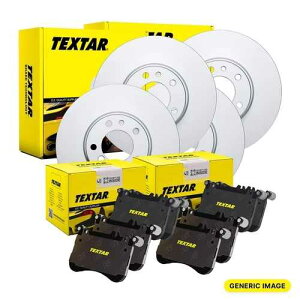 TEXTAR �u���[�L�f�B�X�N���p�b�h �t�����g�����A�u���[�L�T�[�r�X�Z�b�g BMW 3�V���[�Y�ɓK��