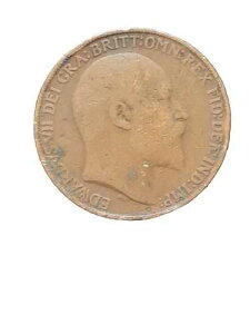 ? �G�h���[�Y VII 1 �y�j�[ �R�C�� 1908 �N�B�{���̊󏭃R���N�^�[�Y �A�C�e���A���C���� �~���g�BGBR�B