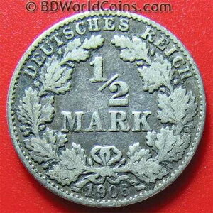 �h�C�c 1906-D 1/2�}�[�N ��� �~�����w�������� �h�C�c �R���N�^�[�Y�R�C�� 20mm KM#17