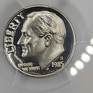 1985-S 10�Z���g ���[�Y�x���g �_�C�� PCGS PR69DCAM �f�B�[�v�J���I �󏭃R���N�^�[�Y�A�C�e��
