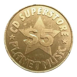 ���B���e�[�W 90�N�� �I���W�i�� PLANET MUSIC CD �X�[�p�[�X�g�A $5 �R�C�� / �g�[�N�� �R���N�^�[�Y�A�C�e��