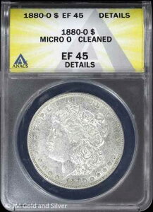 1880-O 1�h�������K����� ANACS EF 45 �ڍ� | Micro O XF