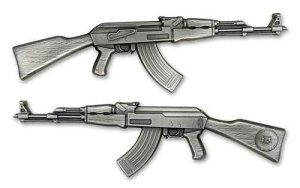 2024�N �`���h 10,000�t���� 2�I���X .999 �V���o�[ AK-47 ���C�t�� �A���e�B�[�N�R�C��