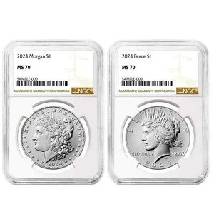 2024�N 1�h�� �����K�����s�[�X��� 2���Z�b�g NGC MS70 �u���E�����x��