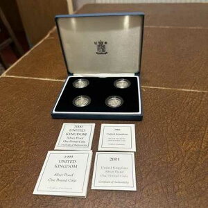 1999 - 2002 1�|���h �V���o�[ �v���[�t �s�G�t�H�[�g �R�C���Z�b�g ���C�����~���g BOX + COA