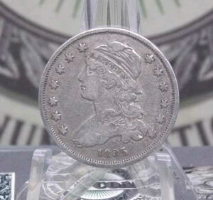 1835 �N �L���b�v�t������ �V���o�[ �N�H�[�^�[ 25 �Z���g #EC3 East Coast Coin & Collectables, Inc.