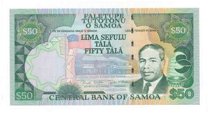 Samoa 50 T?l? 2006 P. 36 aUnc Note - �V���A���ԍ����Ȃ��G���[