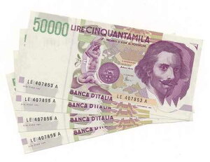 �C�^���A 50,000 ���� 1992 P. 116 / 116c (Fazio & Amici) aUnc 4 Semi Cons�B���ӎ���