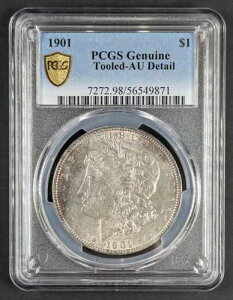 1901�N �����K����� PCGS AU �ڍ� �{�� �c�[���h