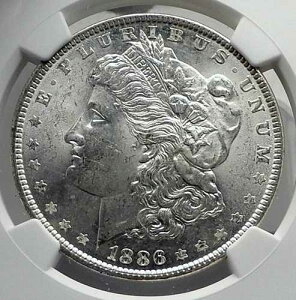 1886�N �A�����J���O�� ��� �����K�� US�h�� �C�[�O�� NGC MS i80054