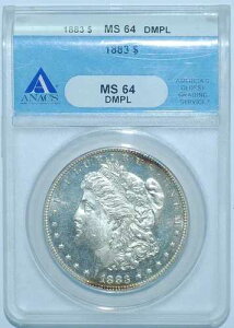 1883�N P ANACS MS64DMPL �f�B�[�v�~���[ �v���[�t���C�N �����K�����