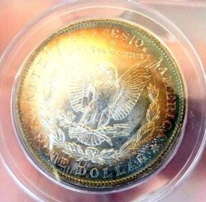 �����K�� �V���o�[ �h�� 1887 ANACS MS 65++++++ �����X�^�[ ���C���{�[ �V���b�L���O PQ