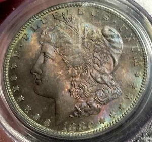 �����X�^�[�g�[�� 1880-S �����K����� PCGS MS65 ���ʃ��C���{�[�g�[��