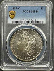 1887-O ���[�K�� �V���o�[�h�� PCGS MS64 09XCD25