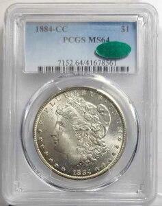 1884 CC $1 PCGS MS64 CAC