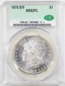 1878�N 8TF $1 �����K����� MS62PL CACG CAC 18018952