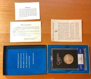 1884 CC GSA NGC MS64 �����K�� �V���o�[ �_���[ �{�b�N�X COA �J�[�\���V�e�B 1�h�� �����X�^�[�g�[��