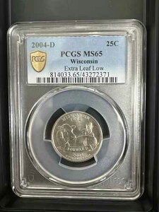 2004-D �E�B�X�R���V���B�N�H�[�^�[ 25�Z���g PCGS MS65�A�G�N�X�g�����[�t ���[�o���G�e�B