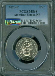 2020 PD 10 �s�[�X �N�H�[�^�[�Z�b�g PCGS MS68 PQ MAC FINEST MAC SPOTLESS ���Ɋ󏭁B