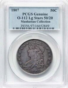 1807 �N �L���b�v�h �o�X�g �n�[�t �h�� - �󏭂ȏ��N�x���s - PCGS - �f���炵���F��!