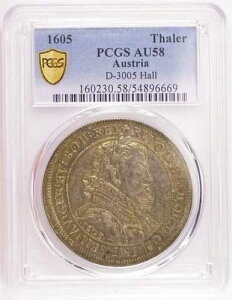1605 ??�g�b�v�|�b�v??�I�[�X�g���A�E�z�[�� �^�[���[ �^�[���[ PCGS AU58 Dav-3005 KM# 37.1