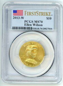2013-W 10 �h�����ݔz��҃G���� �E�B���\�� PCGS MS70 MS-70 �t�@�[�X�g �X�g���C�N F.S. FS !!