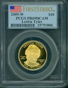 2009-W 10�h�� �S�[���h �v���[�t ���e�B�[�V���E�^�C���[ �ŏ��̔z��� PCGS PF69 PR69 �t�@�[�X�g �X�g���C�N FS