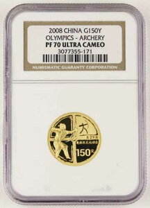 ���� 2008 �I�����s�b�N �A�[�`�F���[ 150 �� 1/3 �I���X ���� �v���[�t NGC PF70 �E���g���J���I