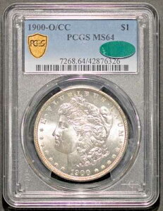 CAC 1900-O��CC 1�h���⃂���K���h�� MS 64 PCGS # 42876326 + �{�[�i�X