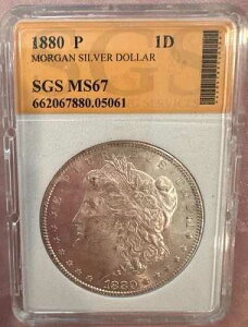 1880�N S �����K����� PCGS MS64
