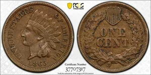 1863�N���C���f�B�A���Z���g�A��MPD PCGS XF40�A�_�C�o���G�[�V����FS-302