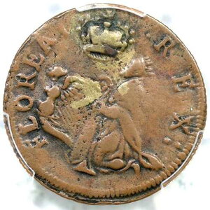1670�N�� M 1c.10-Da.3 R-6+ PCGS XF 40 �Z���g�p�g���b�N�E�t�@�[�V���O�A���n�R�C��