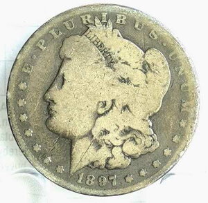 1897�N O �����K�� 1�h�� 90% �V���o�[ �Z�~�L�[�f�C�g�R�C�� �j���[�I�[�����Y������ VG ����