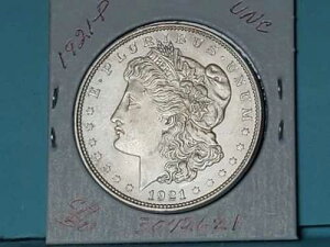 1921 1921-P ���[�K�� �V���o�[ �h�� �u���X�g �z���C�g CH BU UNC #3042621-40V