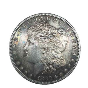 1880�N �����K���E�_���[ AU/UNC 90% �V���o�[ 1�h�� �č��g�[���R�C�� #600
