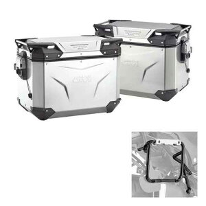 GIVI Outback Evo Smart Aluminum �X�[�c�P�[�X�Z�b�g BMW 800 F650GS�p (�c�C��)