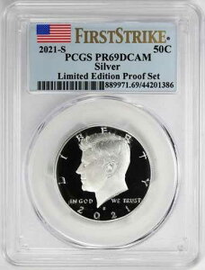2021-S �P�l�f�B �n�[�t�_���[ LE �V���o�[ �v���[�t�Z�b�g PCGS PR69 DCAM �f�B�[�v�J���I 50�Z���g